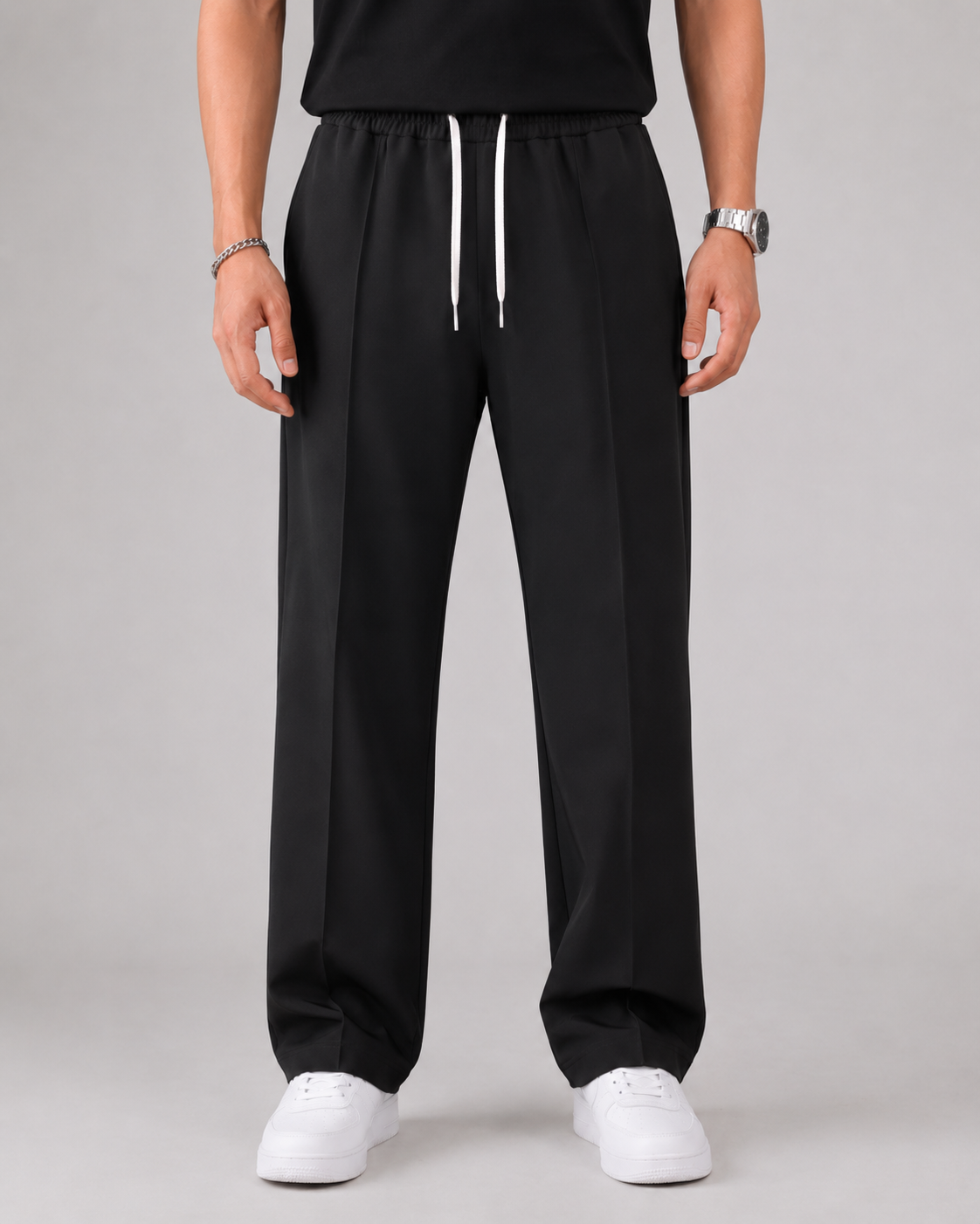 Emrys | Elasticated Waist Drawstring Trousers