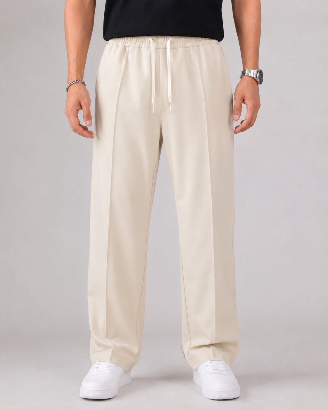 Emrys | Elasticated Waist Drawstring Trousers