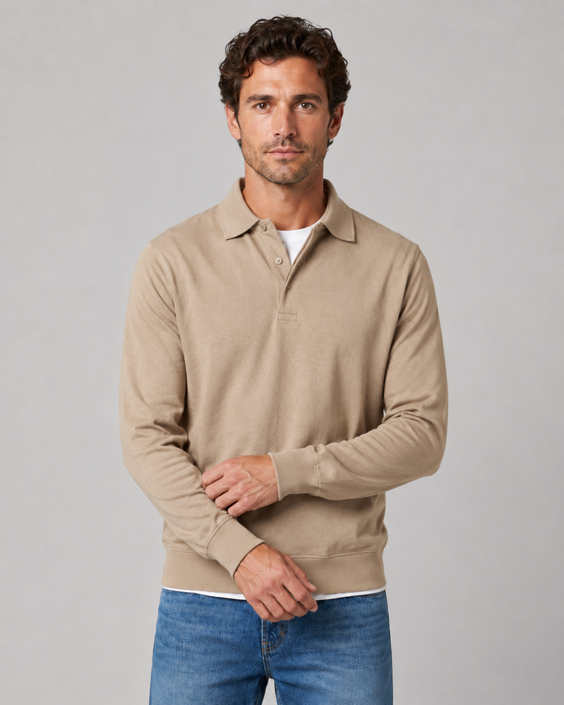 Torsten | Collared Polo Sweatshirt