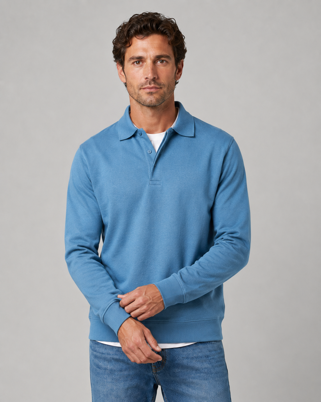 Torsten | Collared Polo Sweatshirt