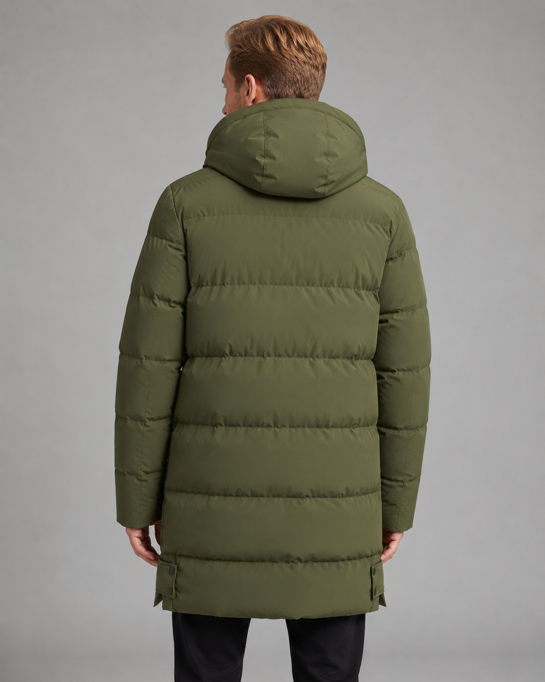 Vernon | Longline Hooded Puffer Coat
