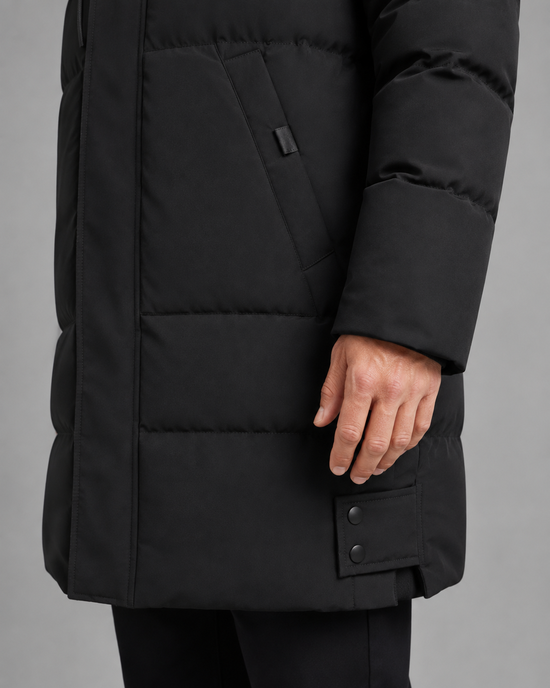 Vernon | Longline Hooded Puffer Coat