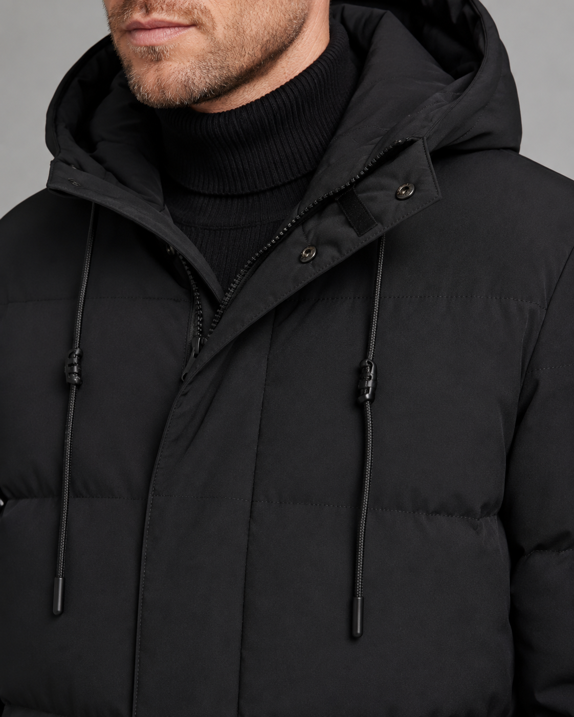 Vernon | Longline Hooded Puffer Coat