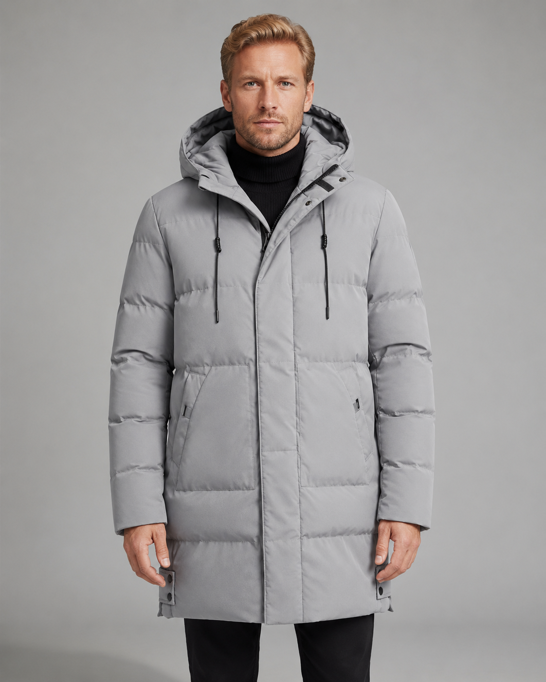 Vernon | Longline Hooded Puffer Coat