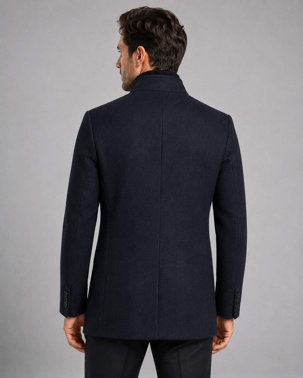 Uriah | Mandarin Collar Blazer