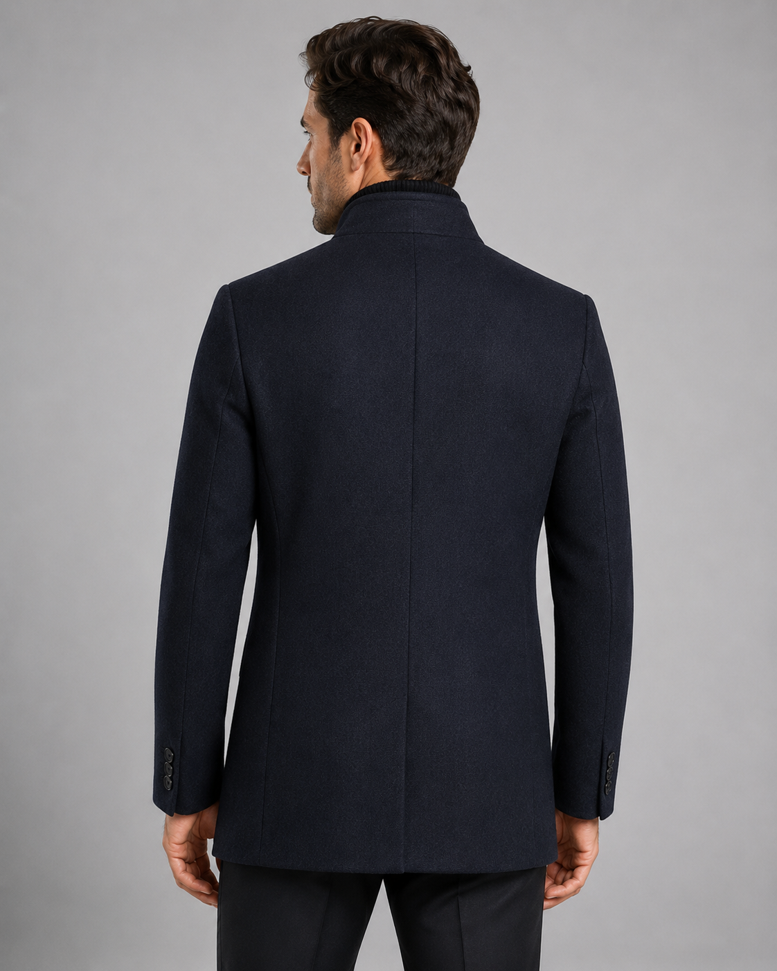 Uriah | Mandarin Collar Blazer