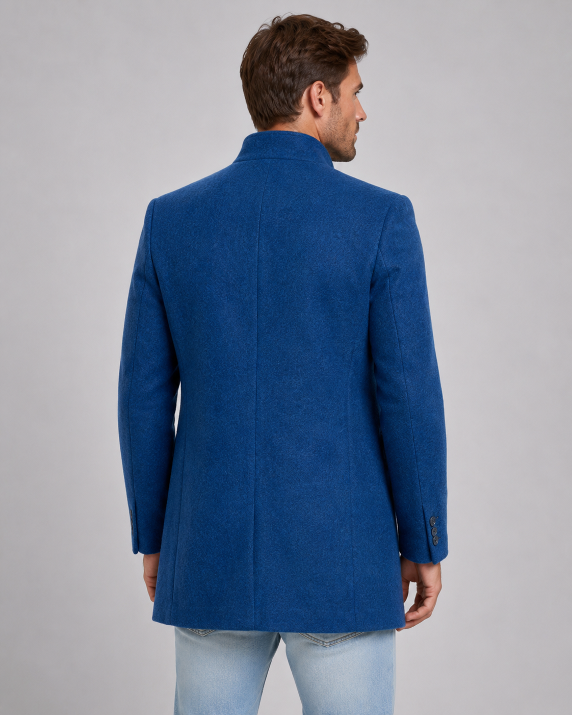 Wilfred | Stand Collar Wool Coat