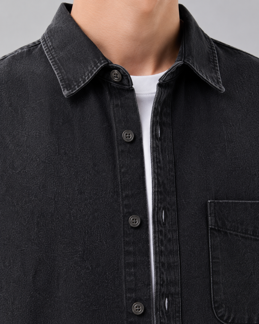 Otto | Washed Denim Overshirt
