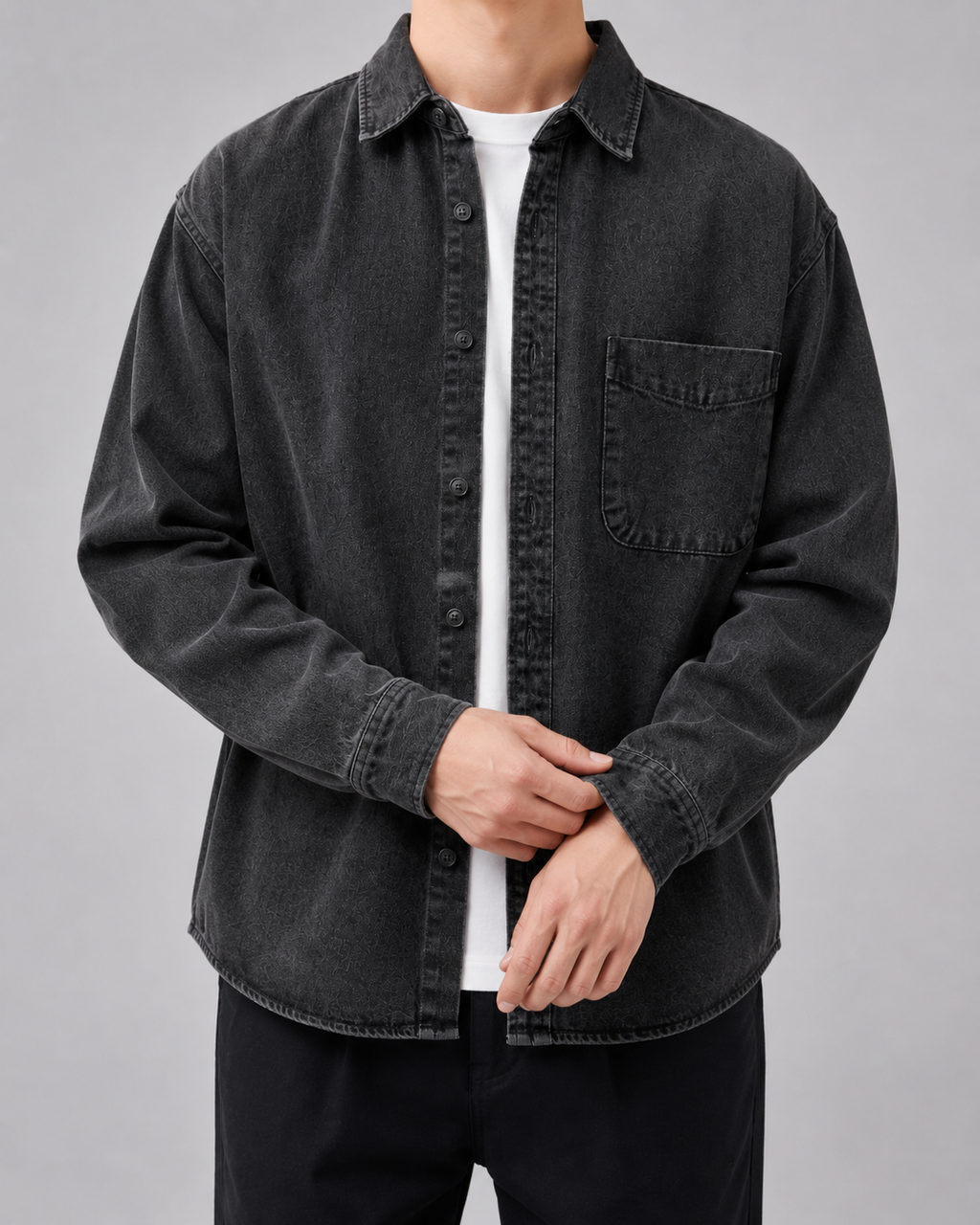 Otto | Washed Denim Overshirt