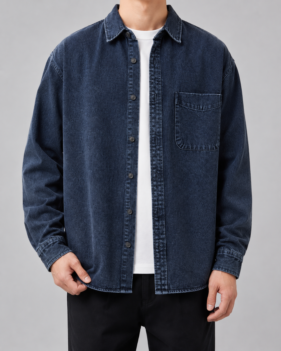 Otto | Washed Denim Overshirt