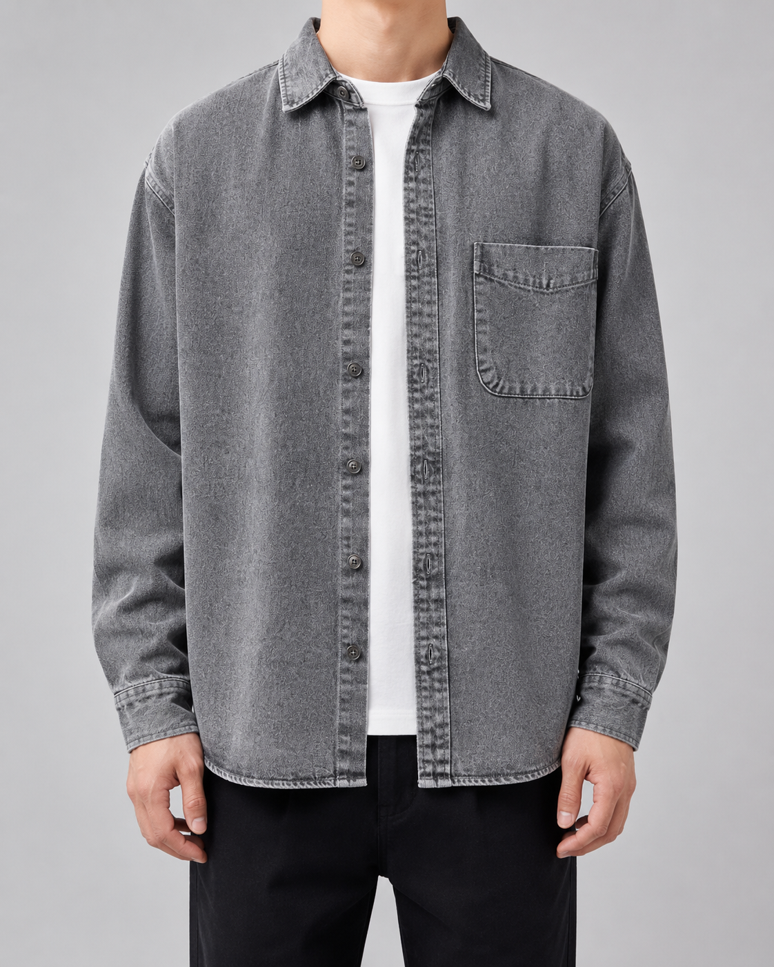 Otto | Washed Denim Overshirt