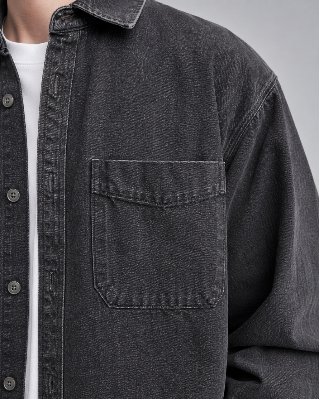 Otto | Washed Denim Overshirt