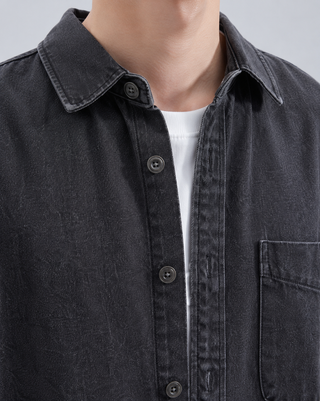 Otto | Washed Denim Overshirt
