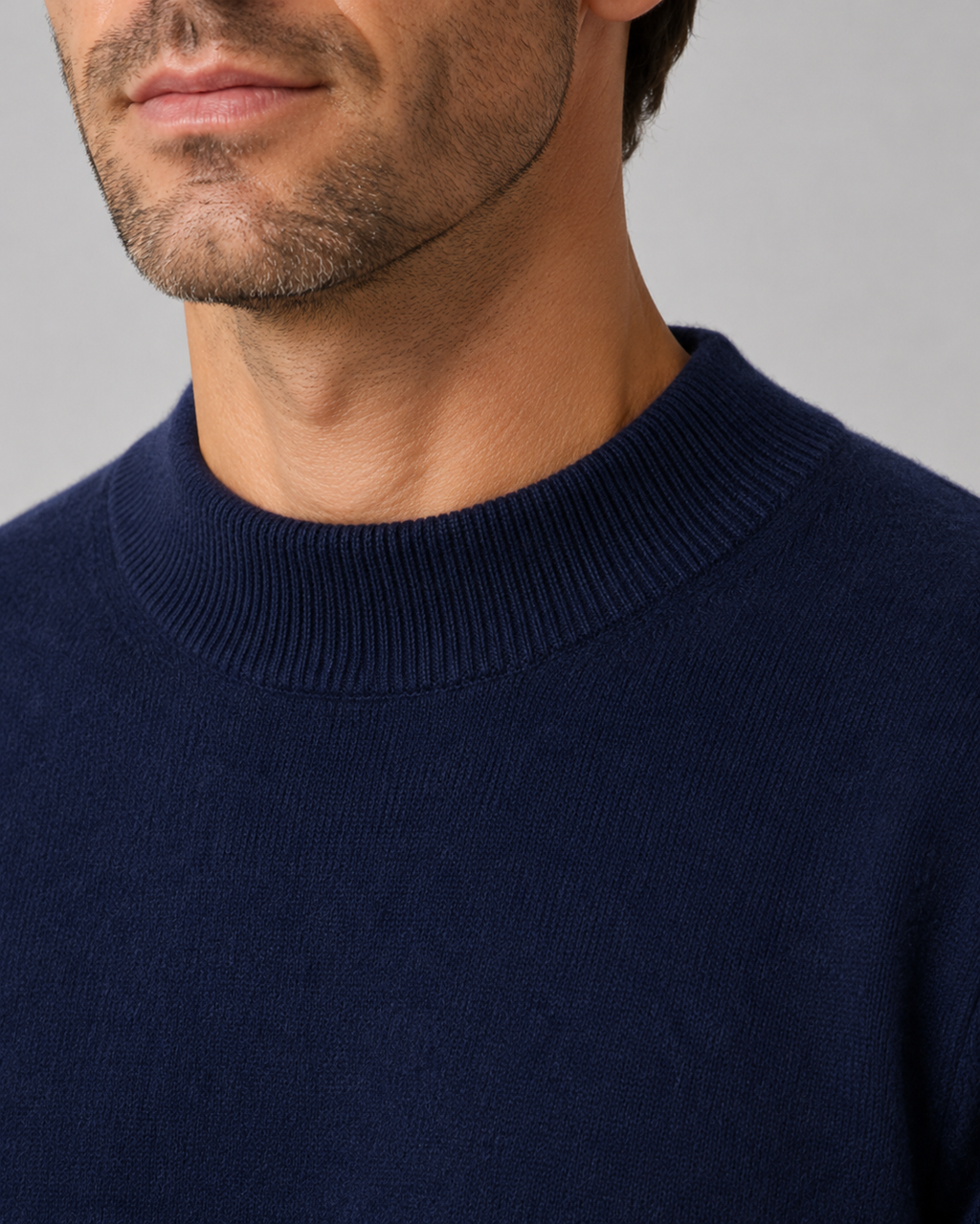 Barclay | Lightweight Fine Knit Wool Crew Neck Sweater