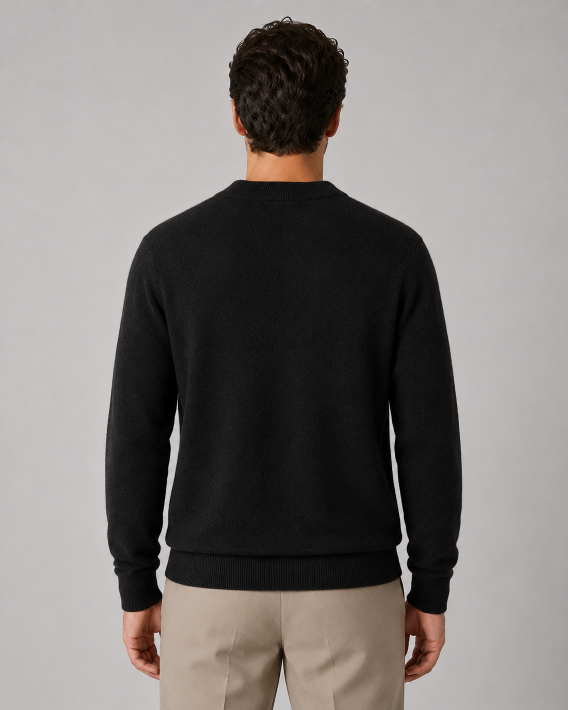 Barclay | Lightweight Fine Knit Wool Crew Neck Sweater