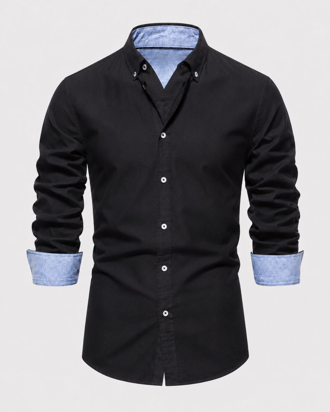 Magnus | Contrast Cuff Button-Down Shirt