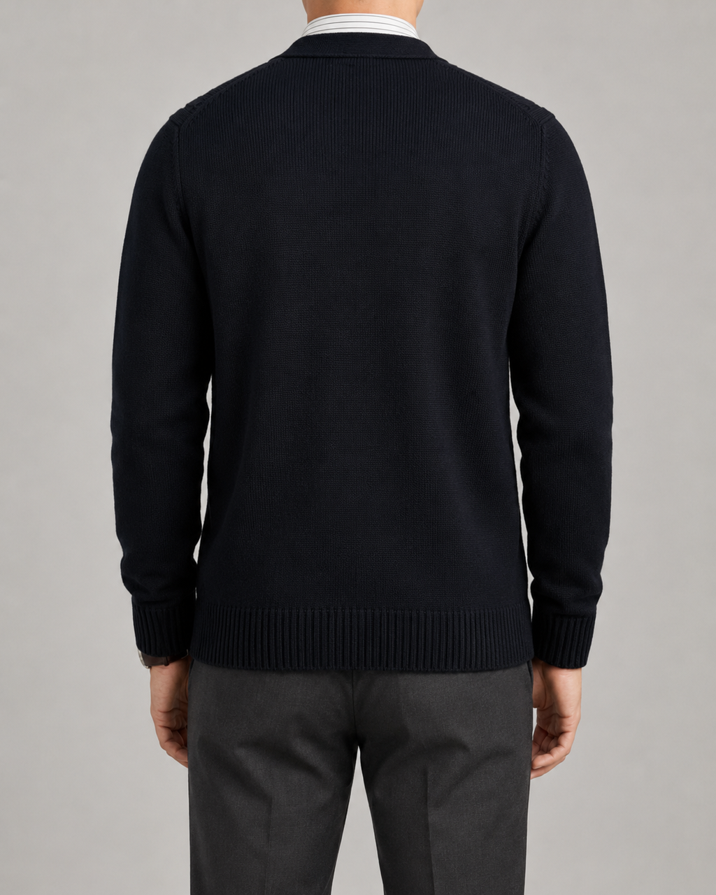 Yannick | Cable Knit V-Neck Cardigan