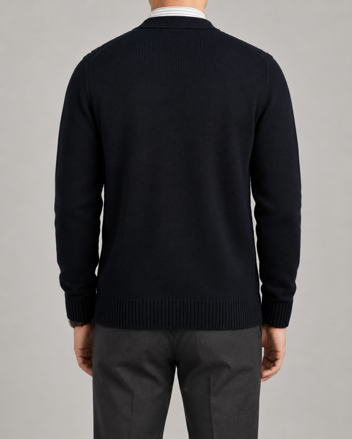 Yannick | Cable Knit V-Neck Cardigan