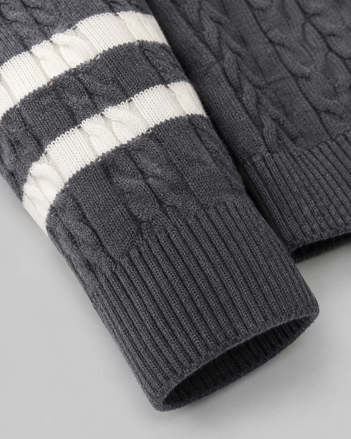 Wendell | Cable Knit Quarter-Zip Sweater
