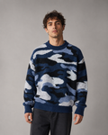 Xavier | Camo Knit Sweater