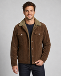 Ellery | Corduroy Trucker Jacket with Sherpa Collar