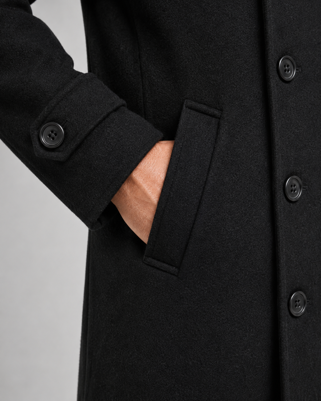Ignacio | Double-Breasted Long Overcoat