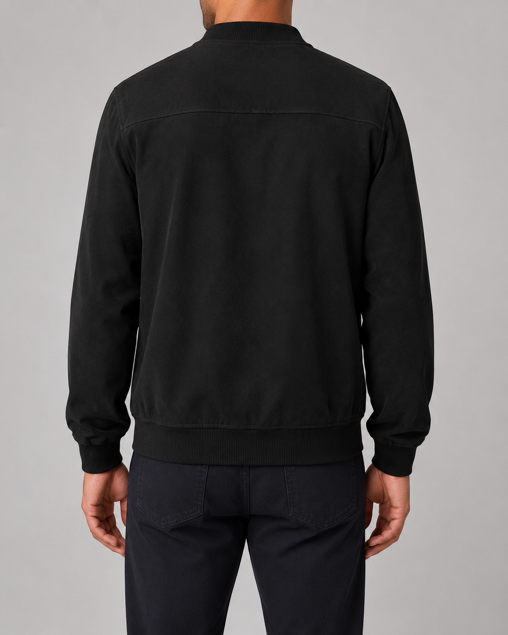 Ansel | Suede Bomber Jacket