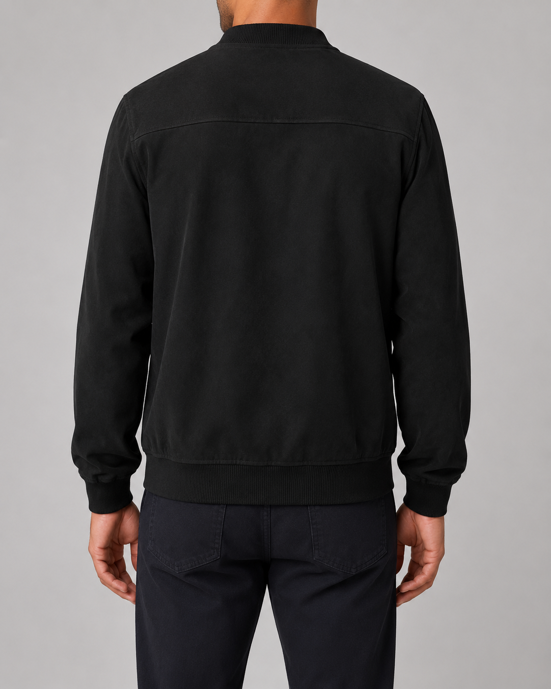 Ansel | Suede Bomber Jacket