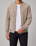 Ansel | Suede Bomber Jacket