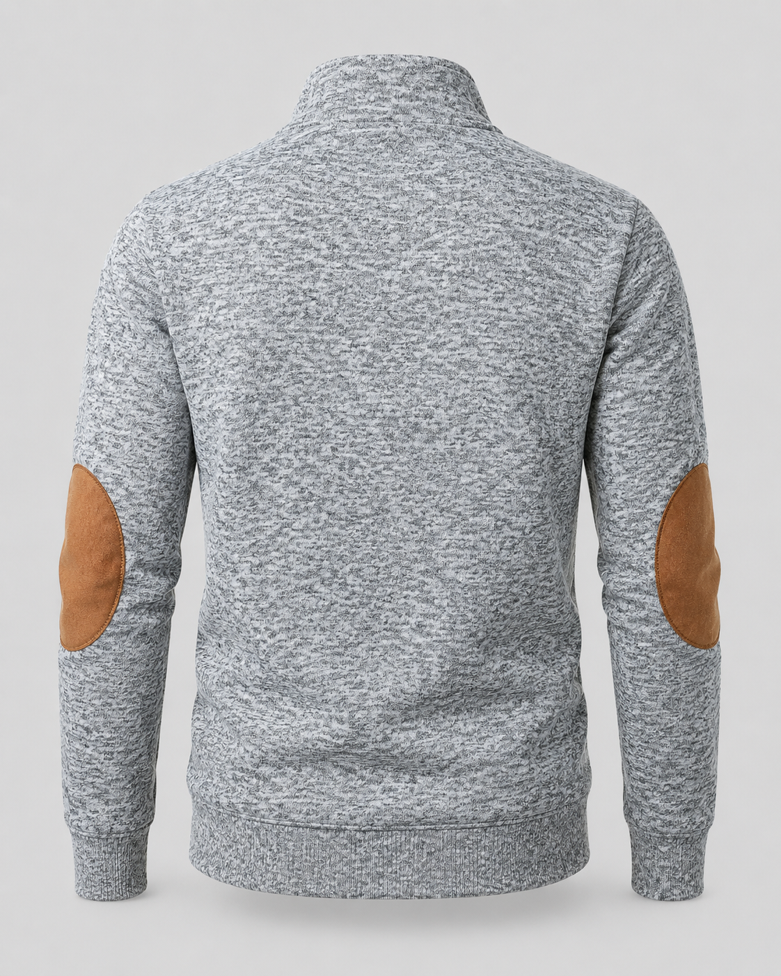 Barnaby | Heathered Button Neck Sweater