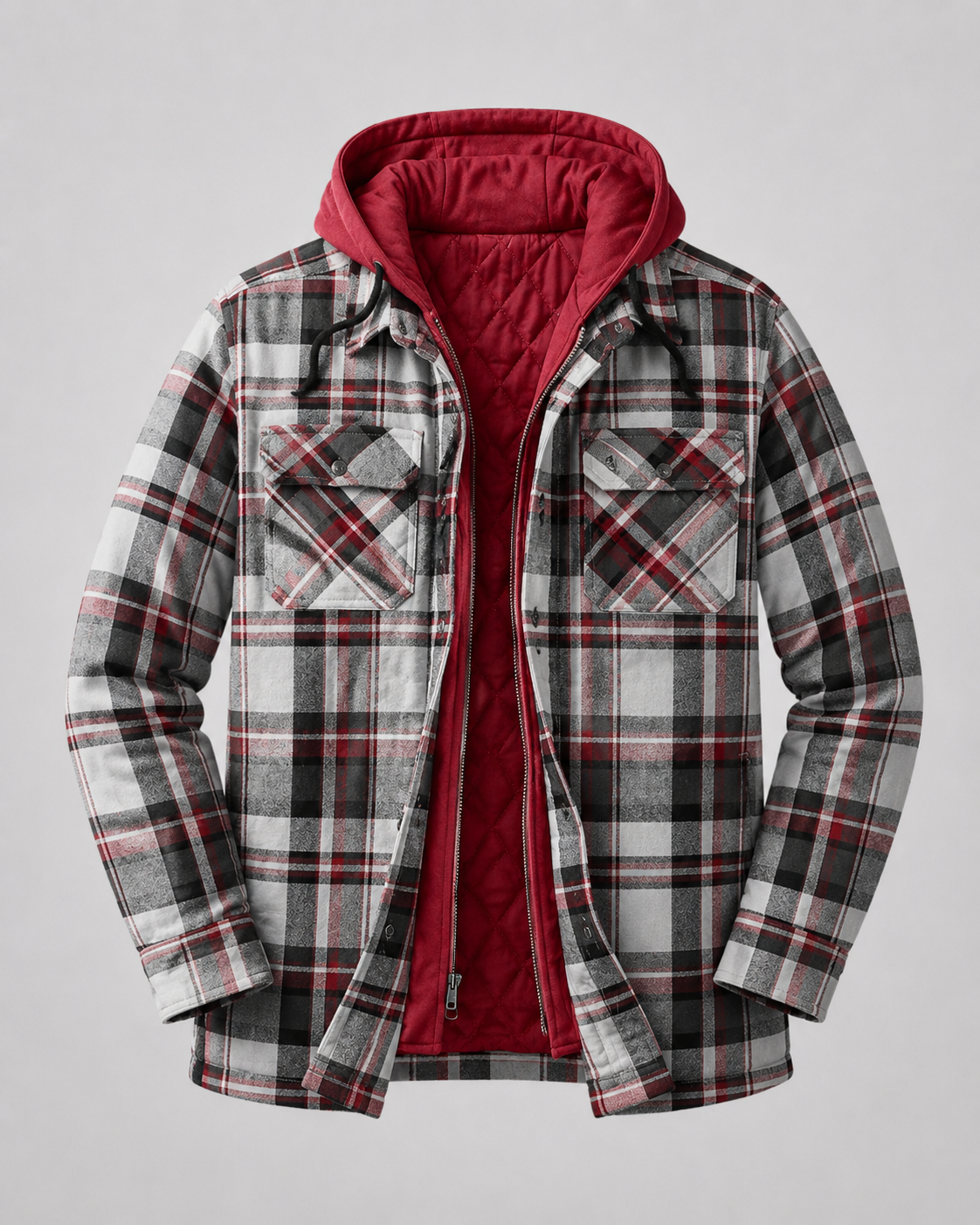 Ulric | Hooded Plaid Shacket