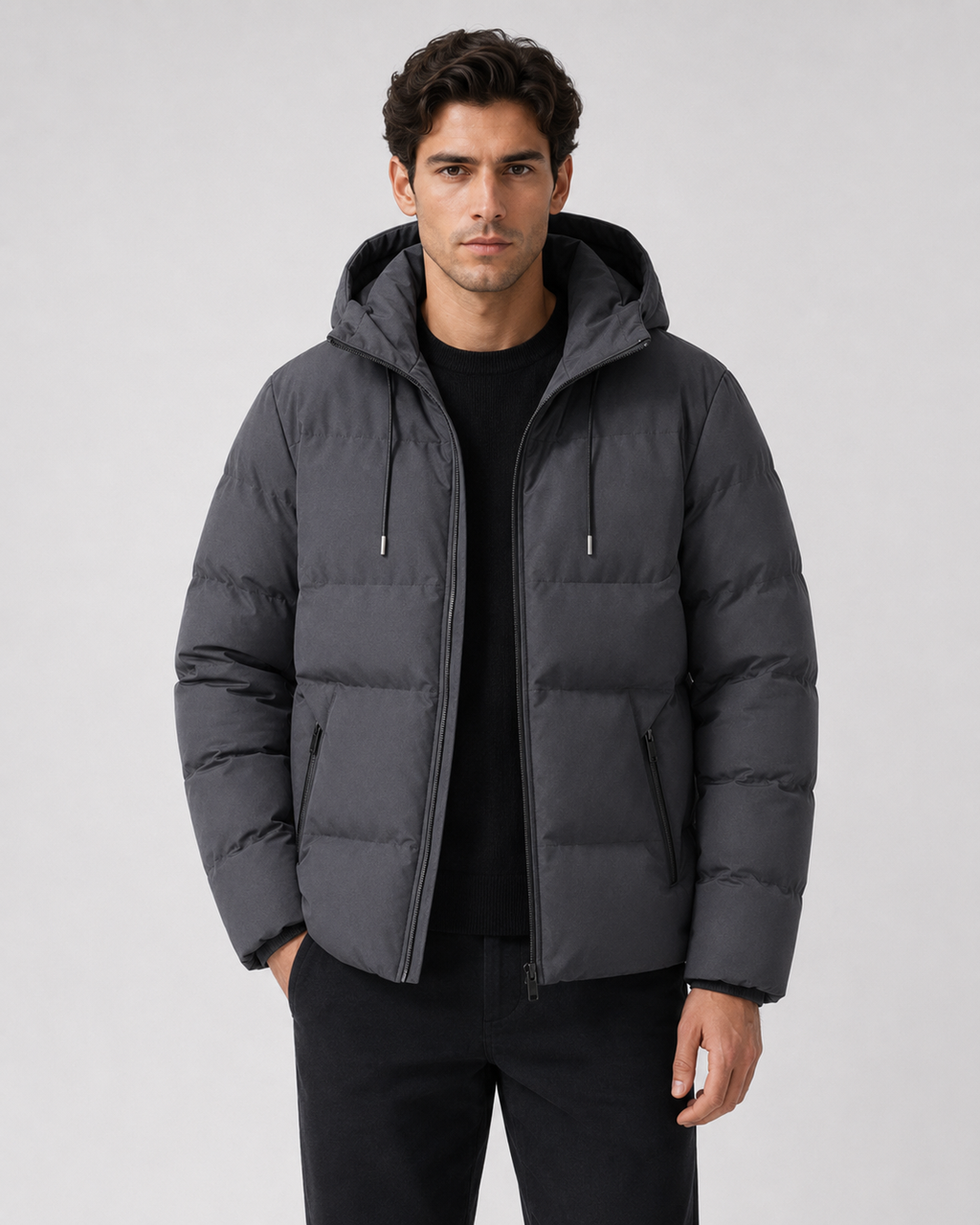 Kenrick | Drawstring Hood Winter Puffer Jacket