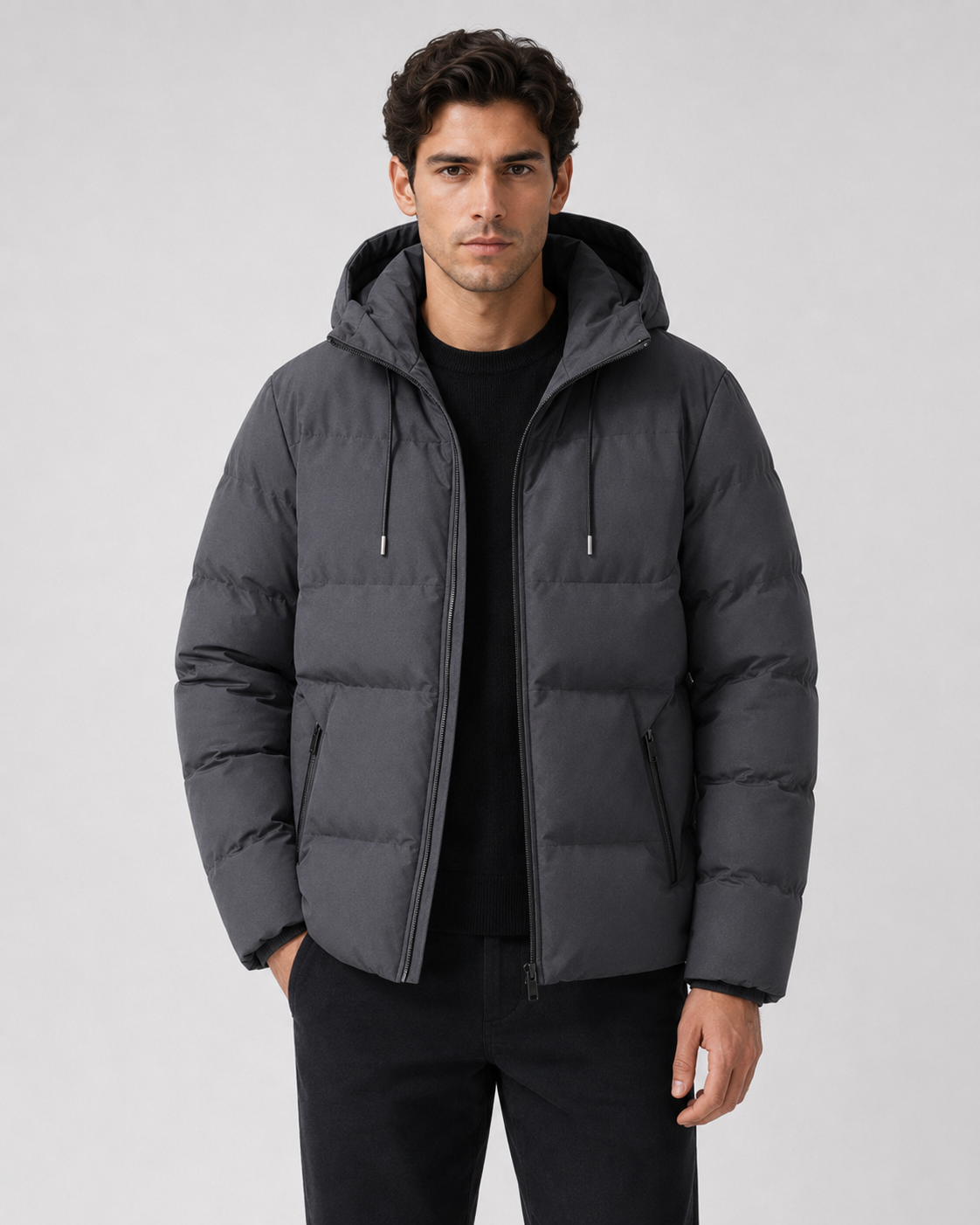 Kenrick | Drawstring Hood Winter Puffer Jacket