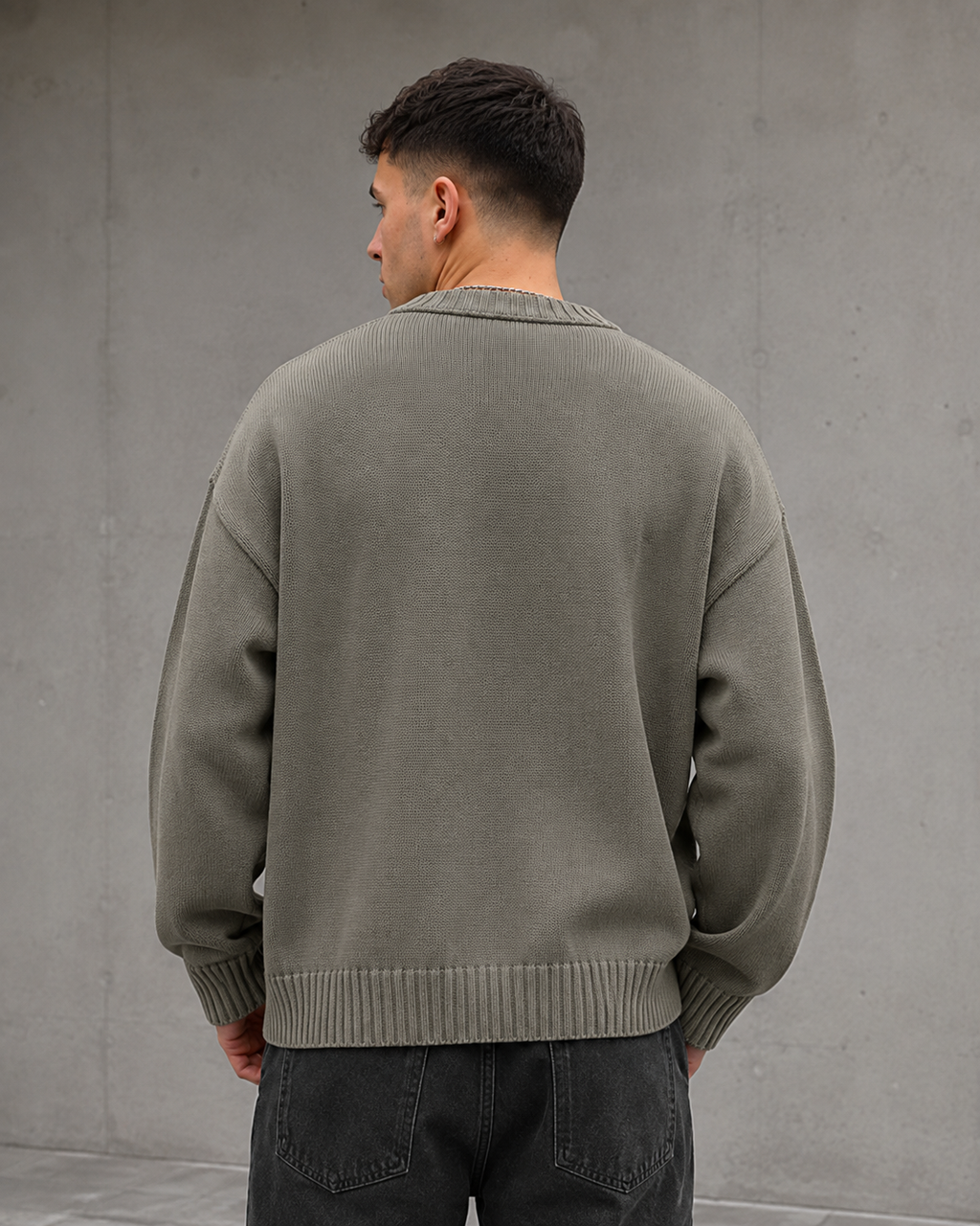 Yusuf | Broken Heart Detail Knit Sweater