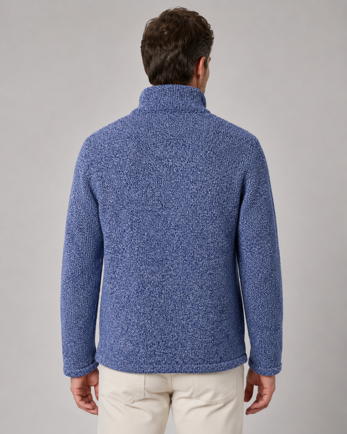 Lachlan | Stand Collar Button Knit Cardigan