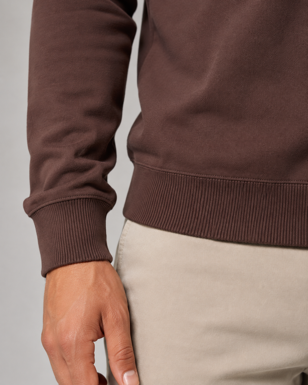 Reginald | Contrast Collar Knitted Polo Sweater