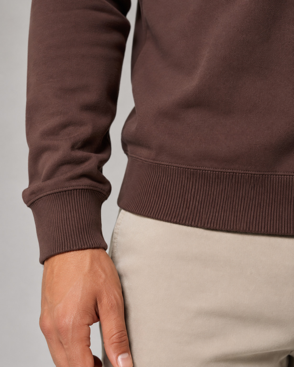 Reginald | Contrast Collar Knitted Polo Sweater