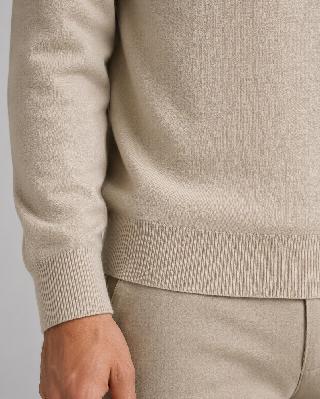 Gareth | Open-Collar Knitted Polo
