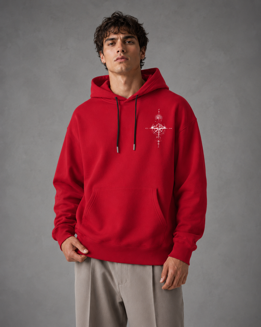 Zachariah | Oversized Graphic Hoodie