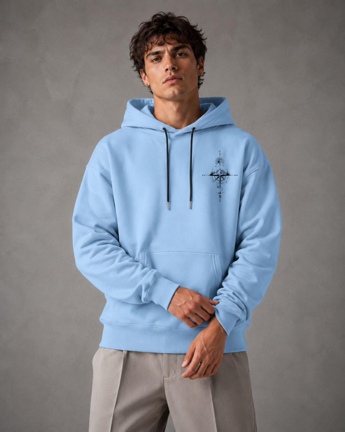 Zachariah | Oversized Graphic Hoodie