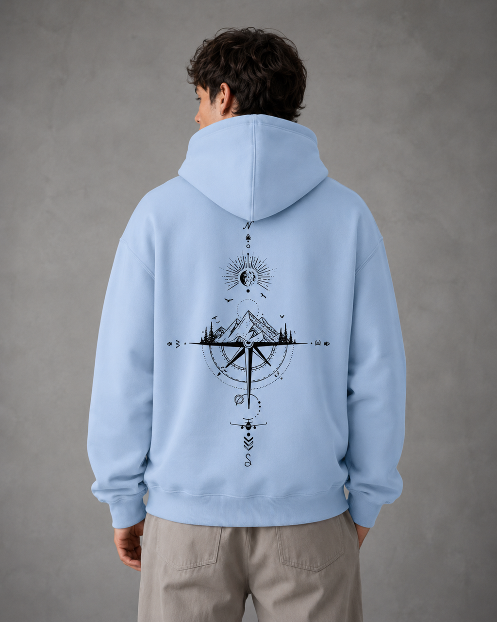 Zachariah | Oversized Graphic Hoodie