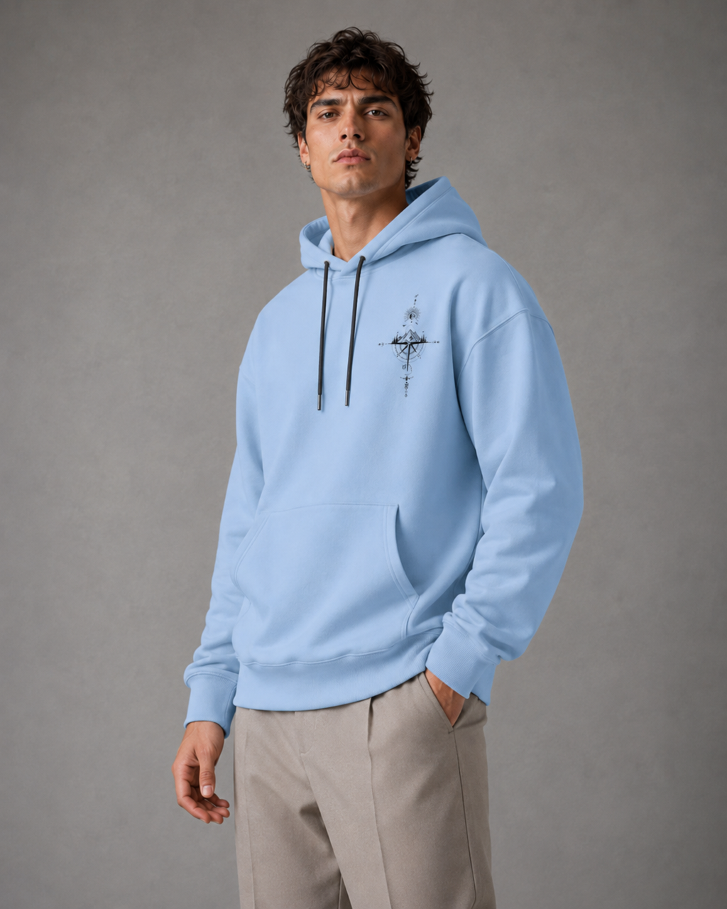 Zachariah | Oversized Graphic Hoodie