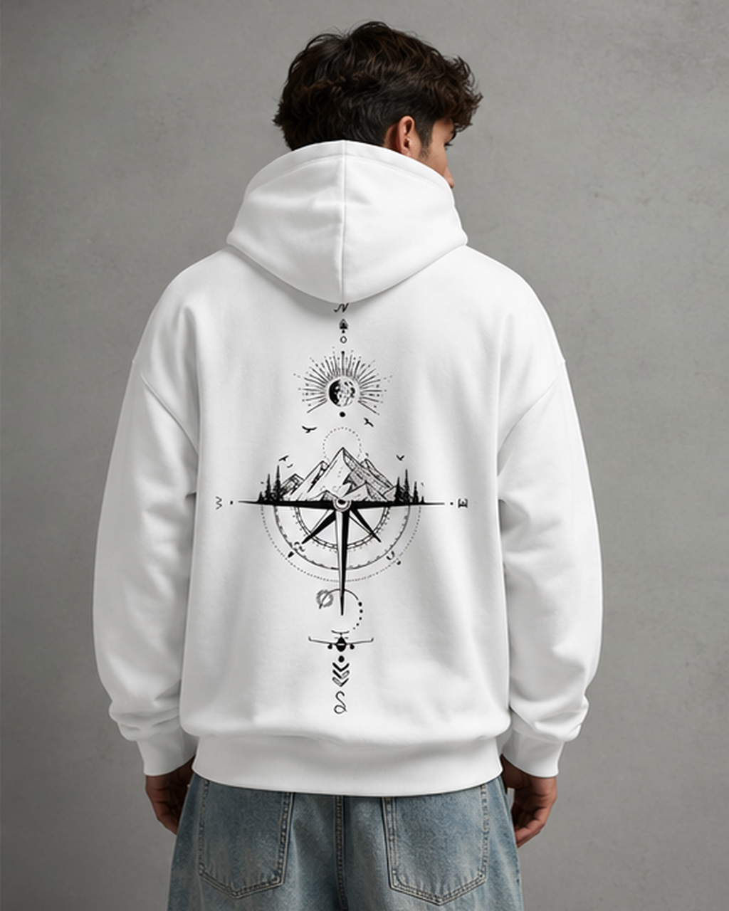 Zachariah | Oversized Graphic Hoodie