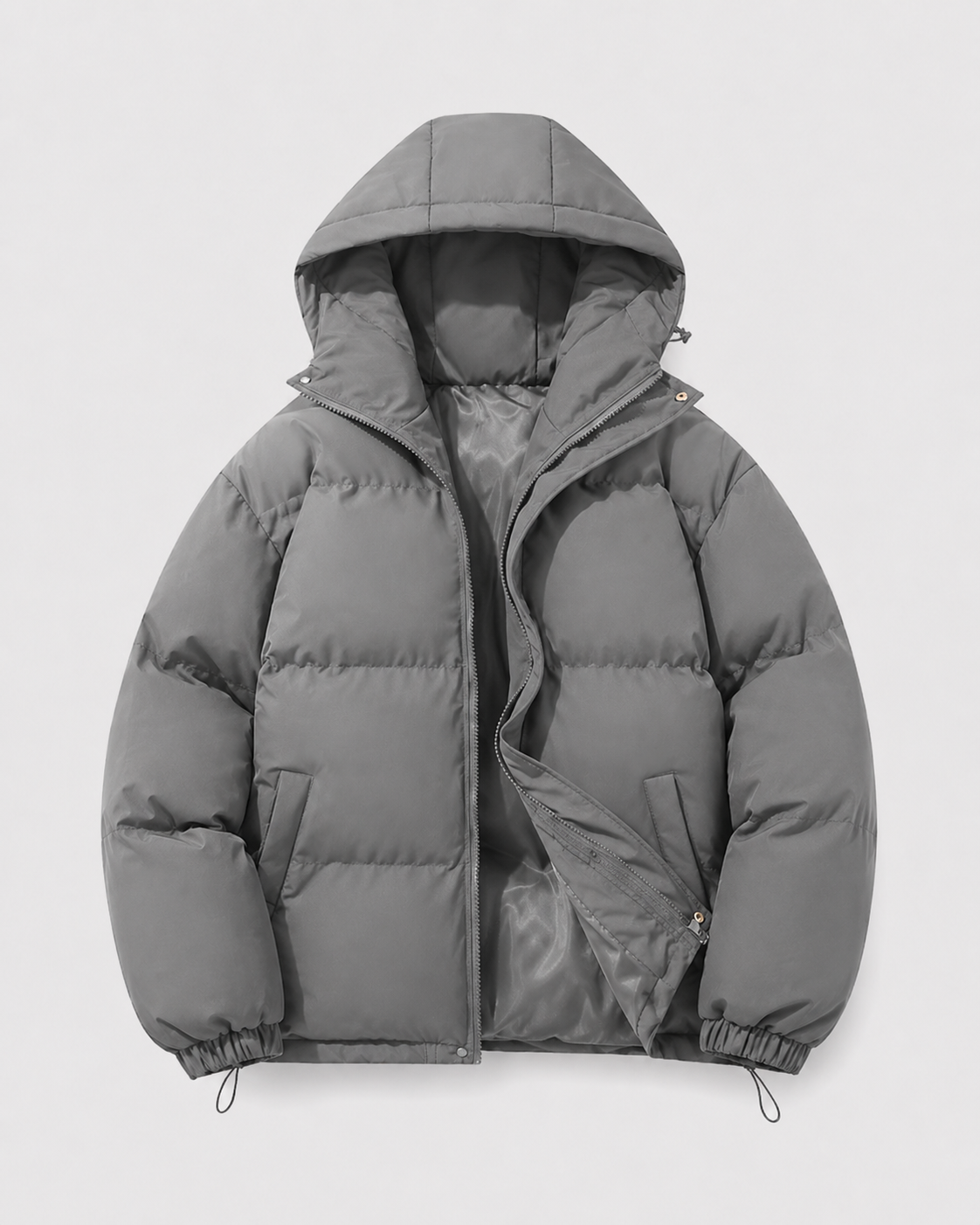 Norbert | Drawstring Hem Hooded Puffer Jacket