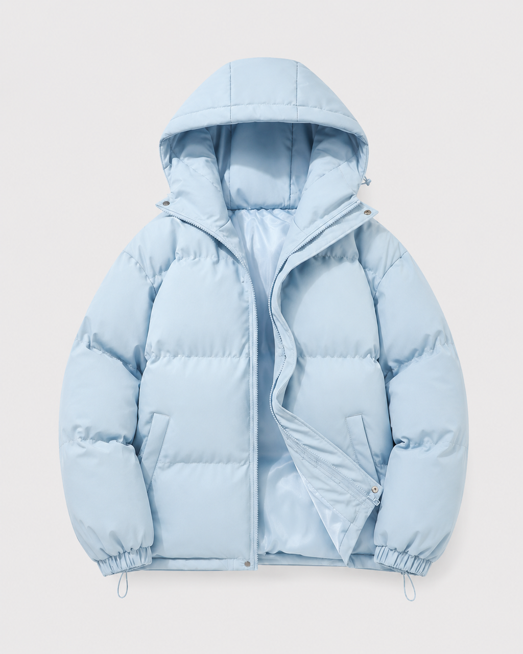 Norbert | Drawstring Hem Hooded Puffer Jacket