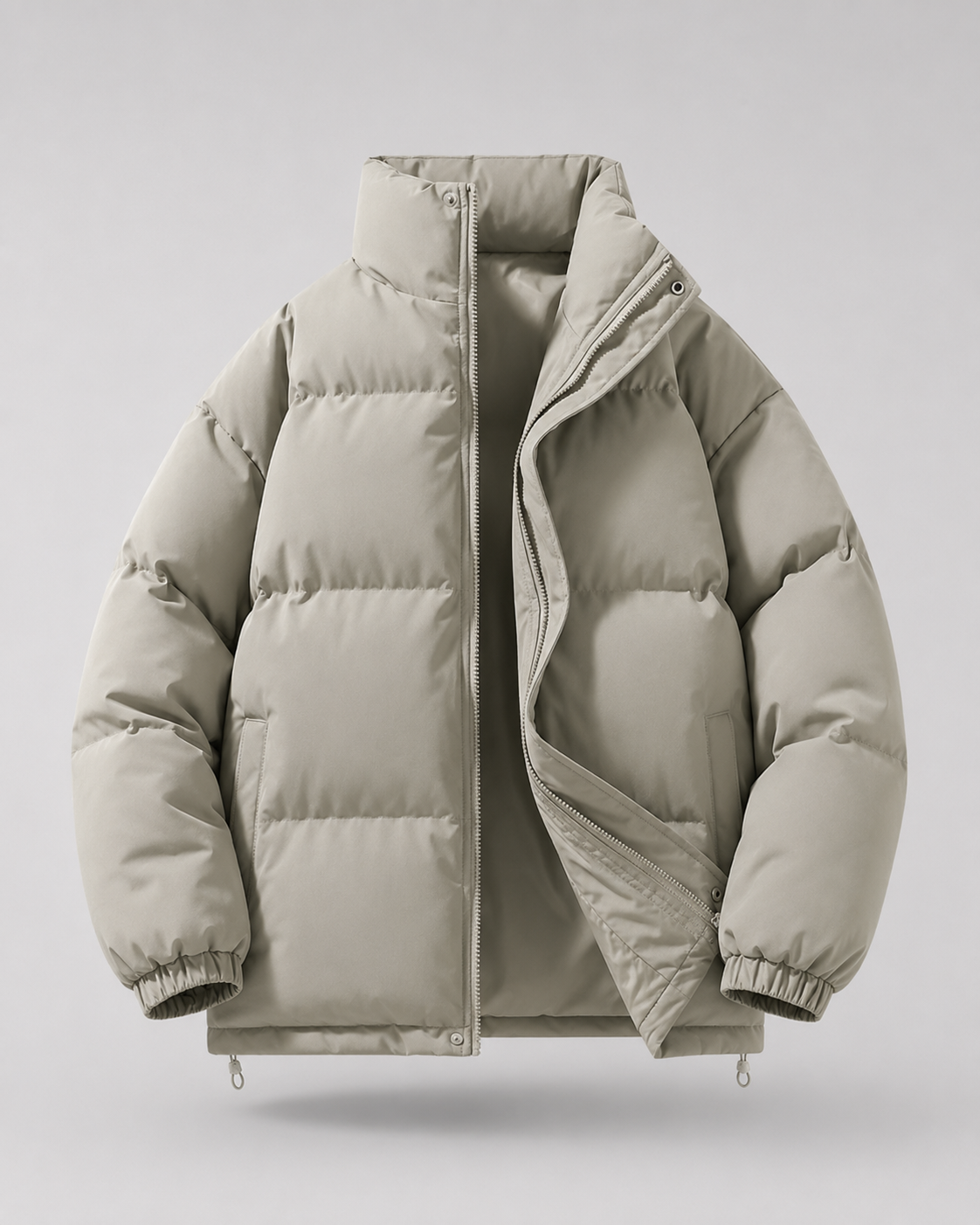 Octavian | Oversized Stand Collar Puffer Jacket