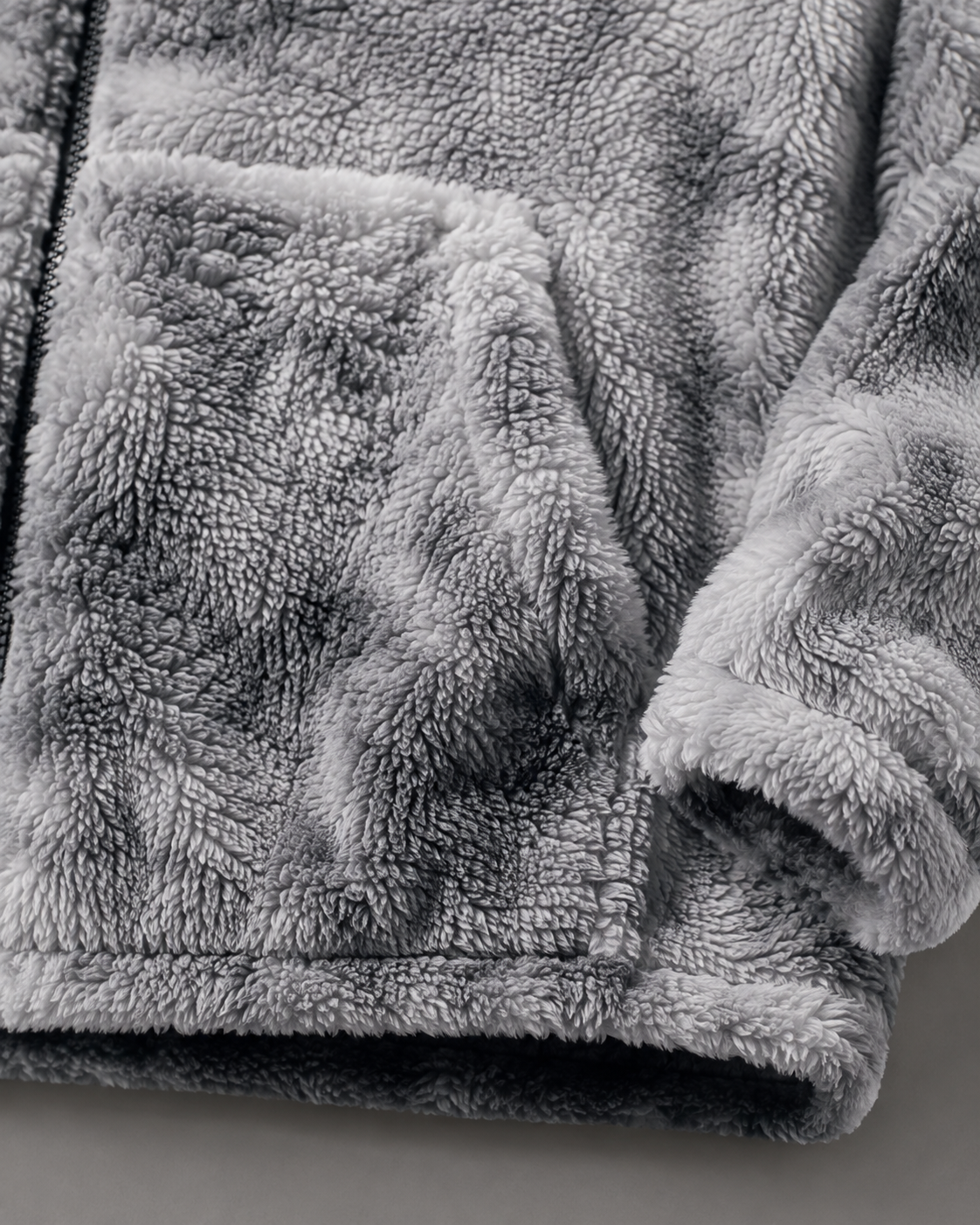 Edmund | Plush Hooded Zip Jacket