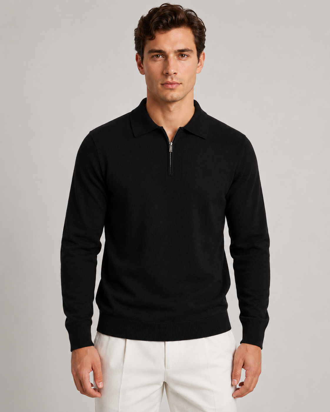 Felix | Quarter-Zip Knitted Polo