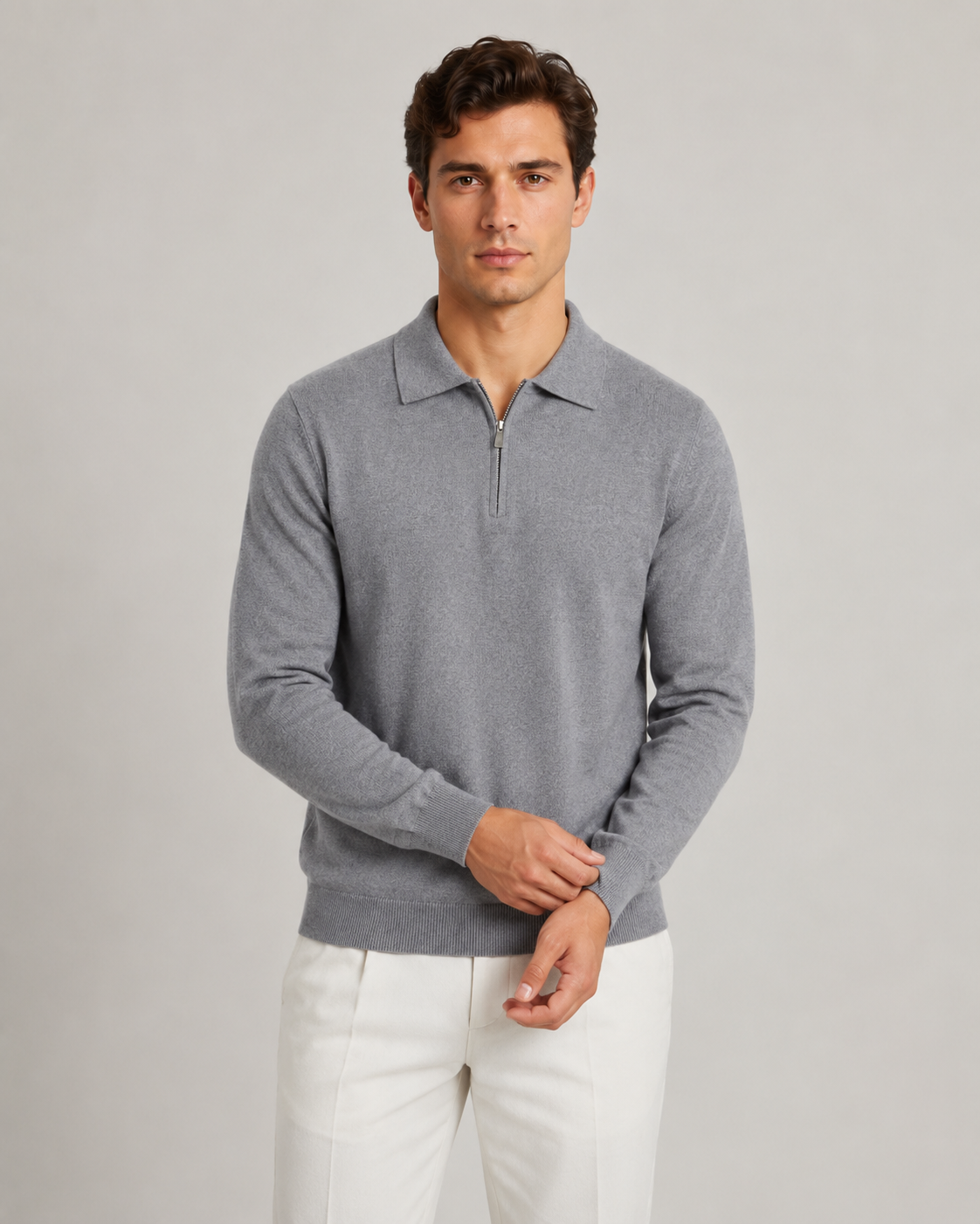 Felix | Quarter-Zip Knitted Polo