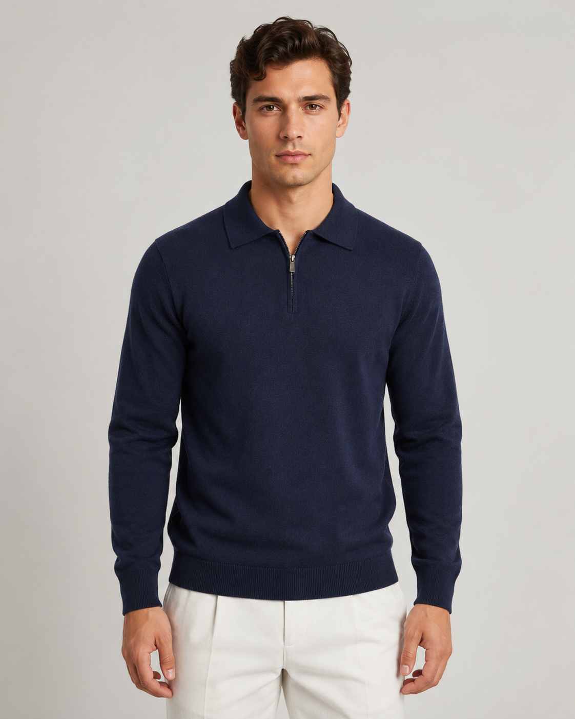 Felix | Quarter-Zip Knitted Polo
